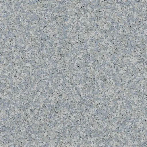 Coastal Blue fine flake epoxy garage floor in Pflugerville, TX