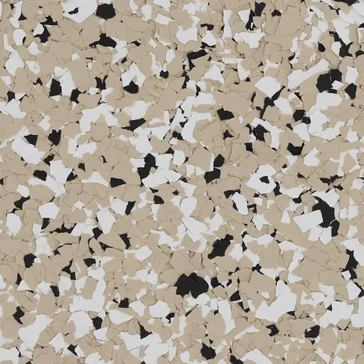 Metallic finishes — example floor finish