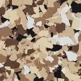 Cappuccino Versatile blended flake swatch