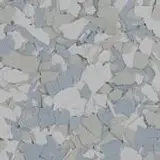 Coastal Blue Versatile blended flake swatch