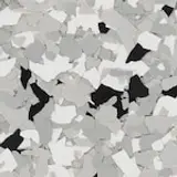 Feather Gray Versatile blended flake swatch
