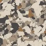 Mushroom Versatile blended flake color swatch