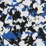 Touch of Blue Versatile blended flake color swatch