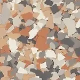 Waxwing Versatile blended flake color swatch